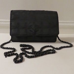 CHANEL Travel Line Wallet on Chain Black Bag